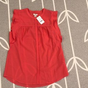 J Crew Flutter Top